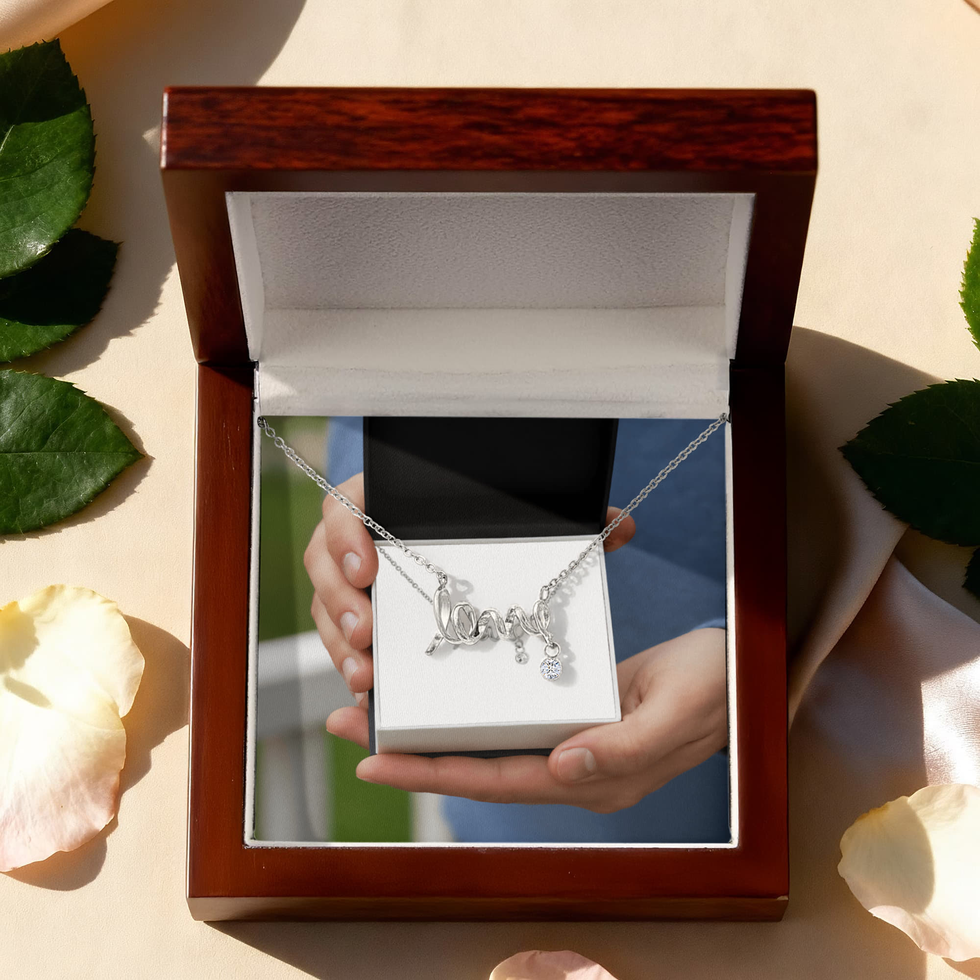 Infinite Scripted Love Jewelry Gift