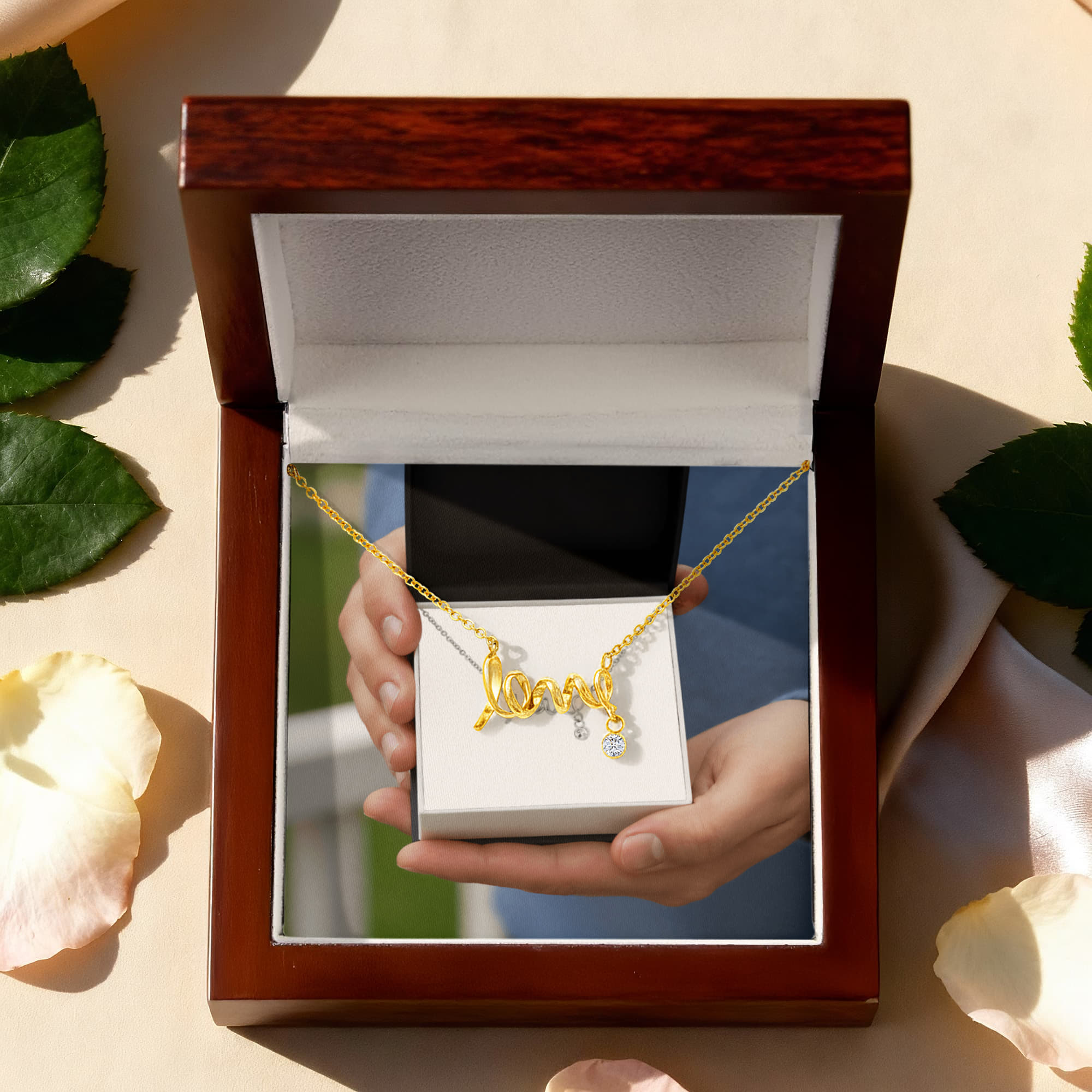 Infinite Scripted Love Jewelry Gift
