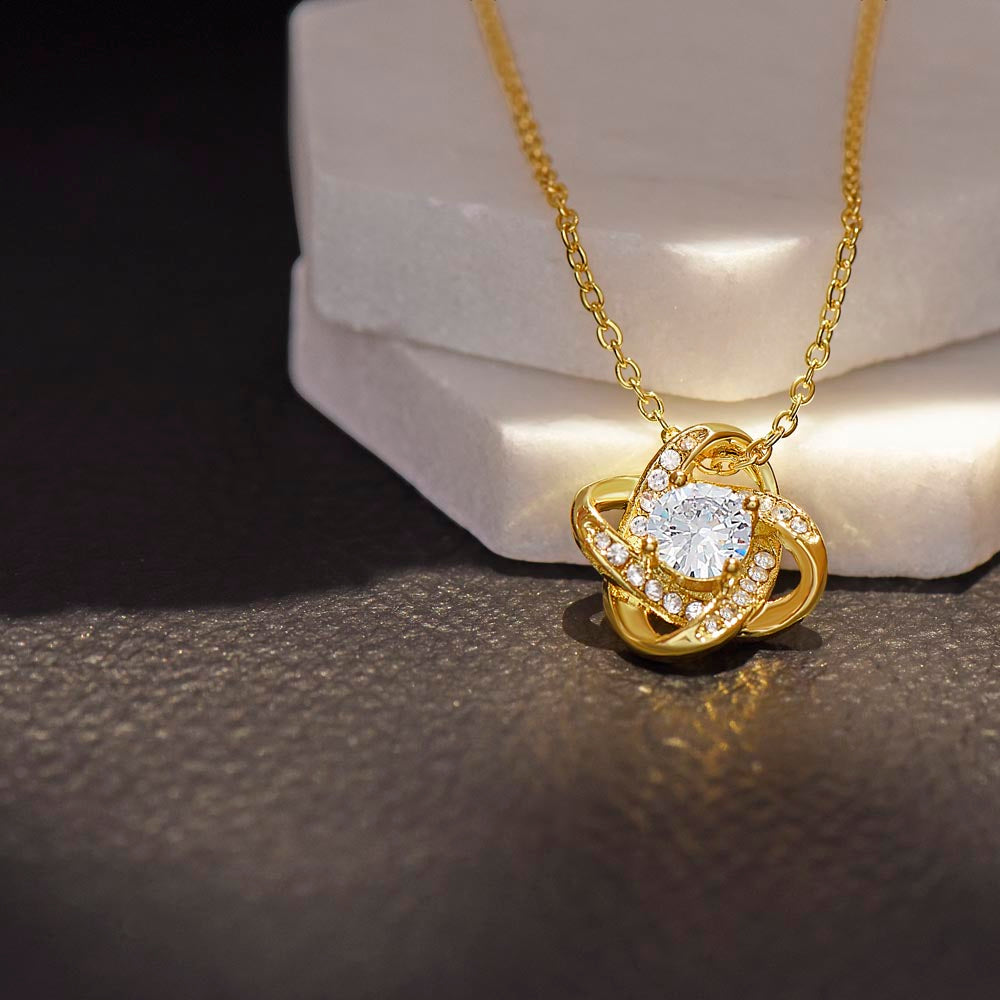 Love Knot Necklace – Perfect Gift for Wife, Girlfriend, or Fiancée