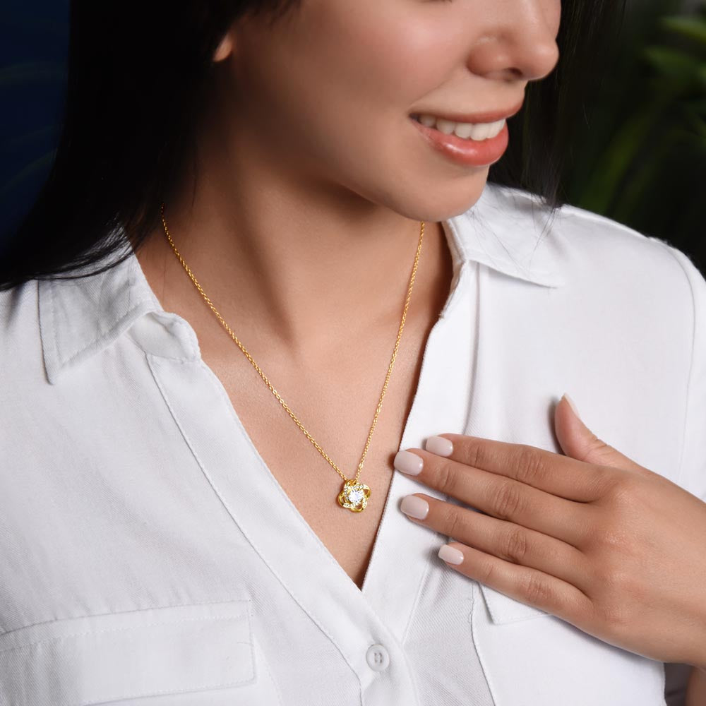 Love Knot Necklace – Perfect Gift for Wife, Girlfriend, or Fiancée