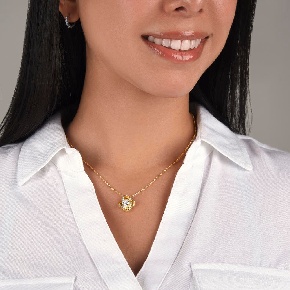 Love Knot Necklace – Perfect Gift for Wife, Girlfriend, or Fiancée