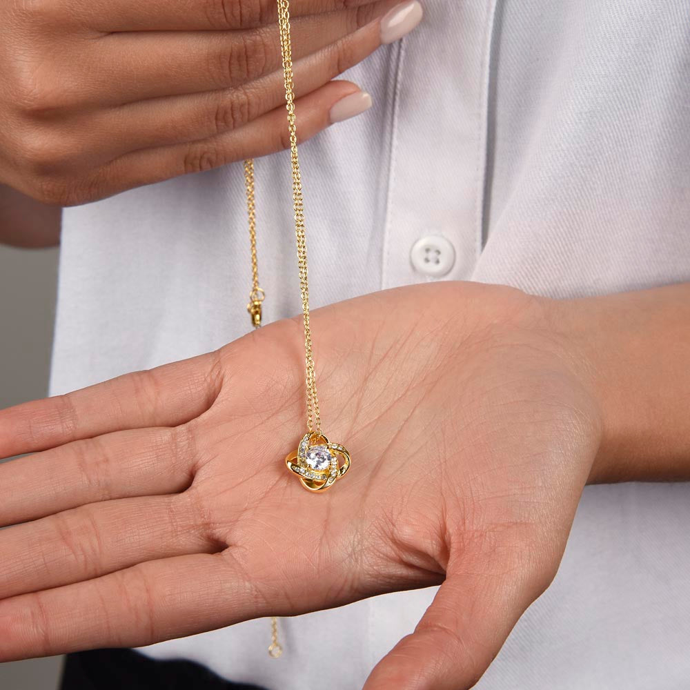 Love Knot Necklace – Perfect Gift for Wife, Girlfriend, or Fiancée