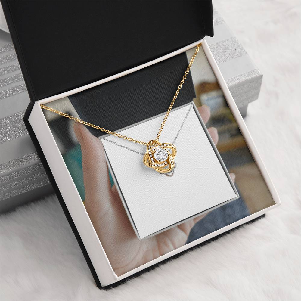 Love Knot Necklace – Perfect Gift for Wife, Girlfriend, or Fiancée