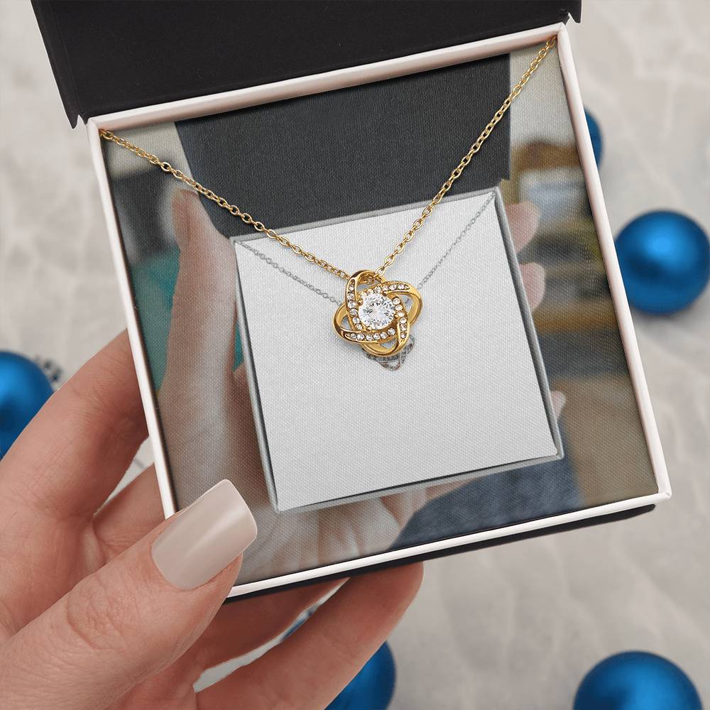 Love Knot Necklace – Perfect Gift for Wife, Girlfriend, or Fiancée