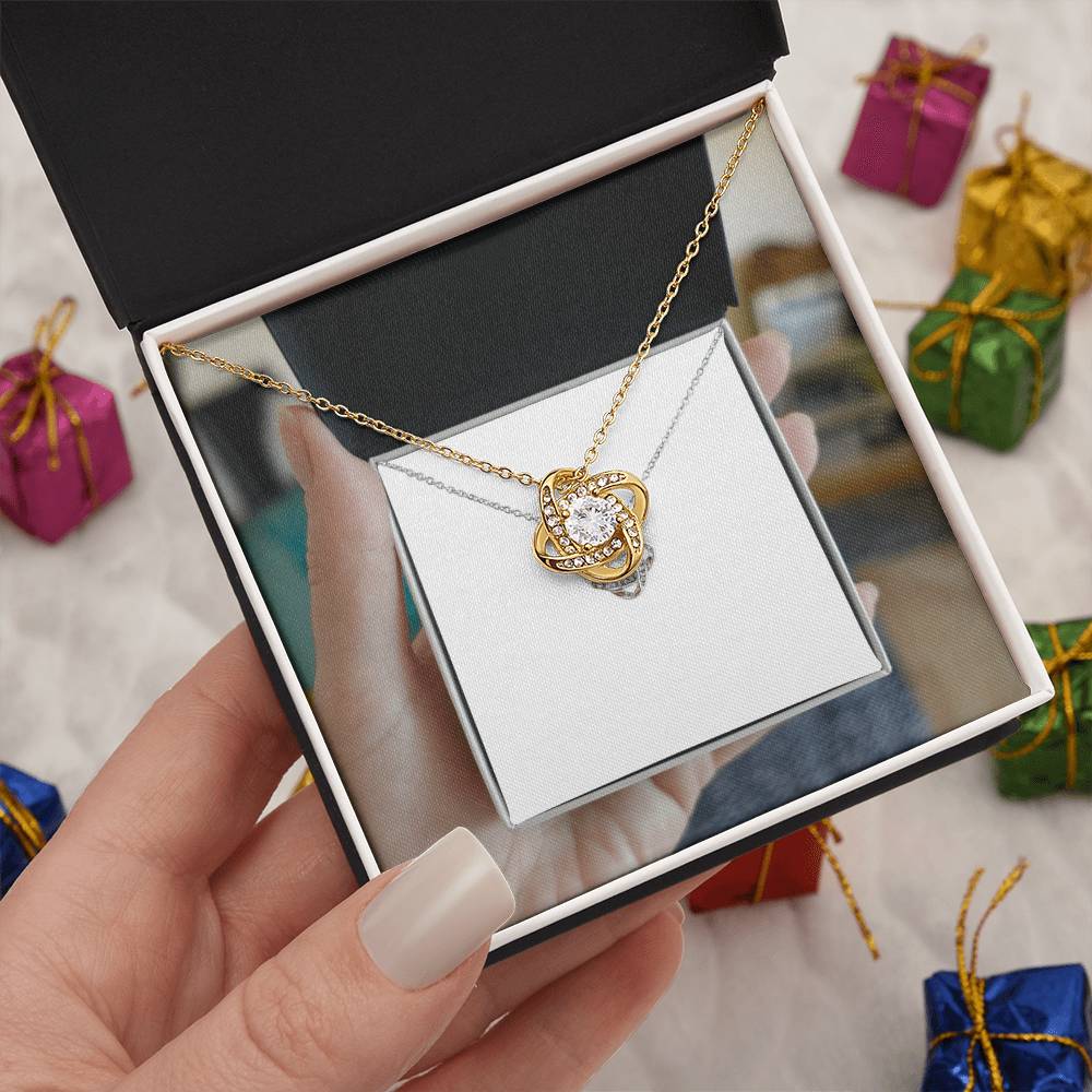 Love Knot Necklace – Perfect Gift for Wife, Girlfriend, or Fiancée