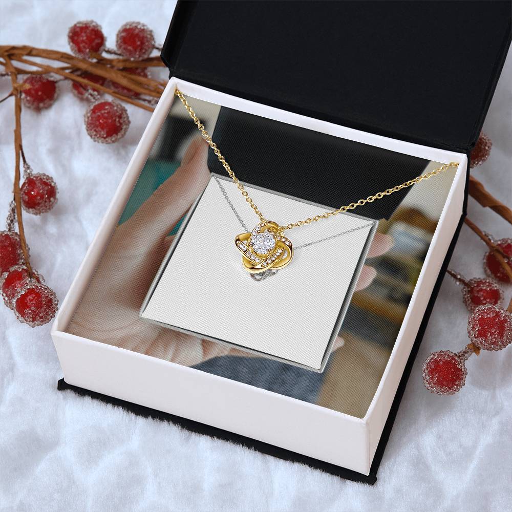 Love Knot Necklace – Perfect Gift for Wife, Girlfriend, or Fiancée