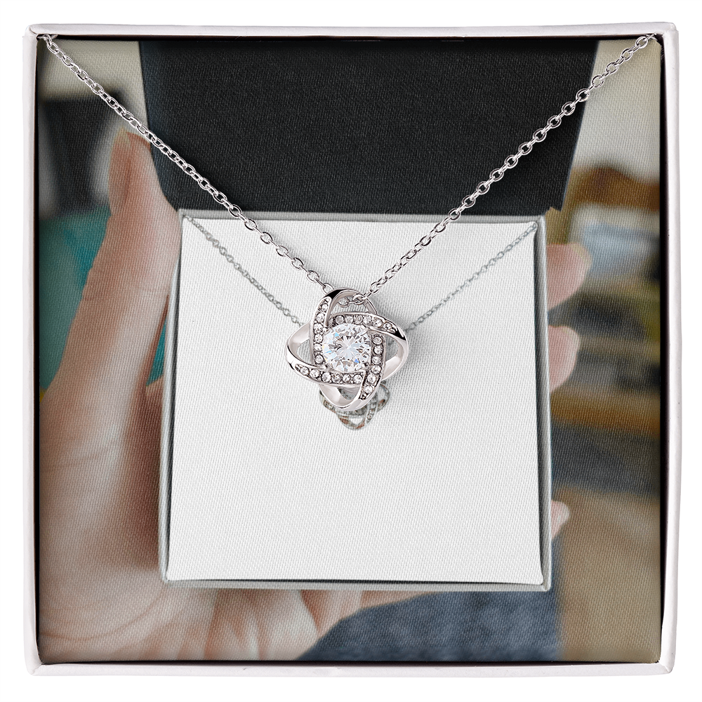 Love Knot Necklace – Perfect Gift for Wife, Girlfriend, or Fiancée