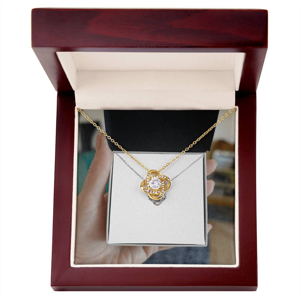 Love Knot Necklace – Perfect Gift for Wife, Girlfriend, or Fiancée