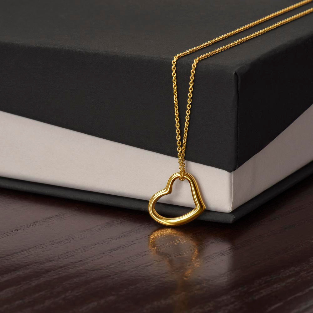 Softly Loved Heart Necklace