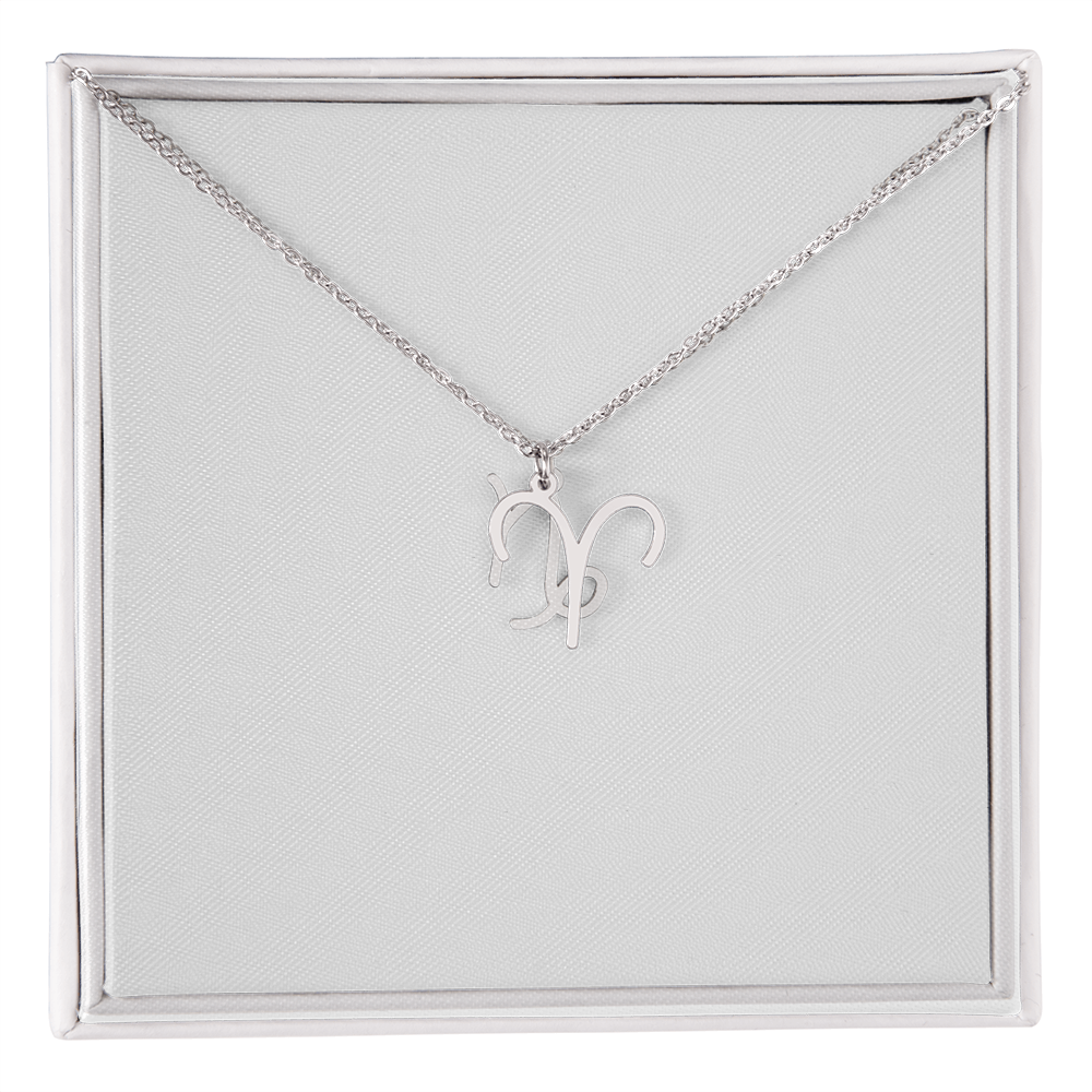 Personalized Zodiac Sign Necklace – Star Sign Jewelry for Birthday or Anniversary