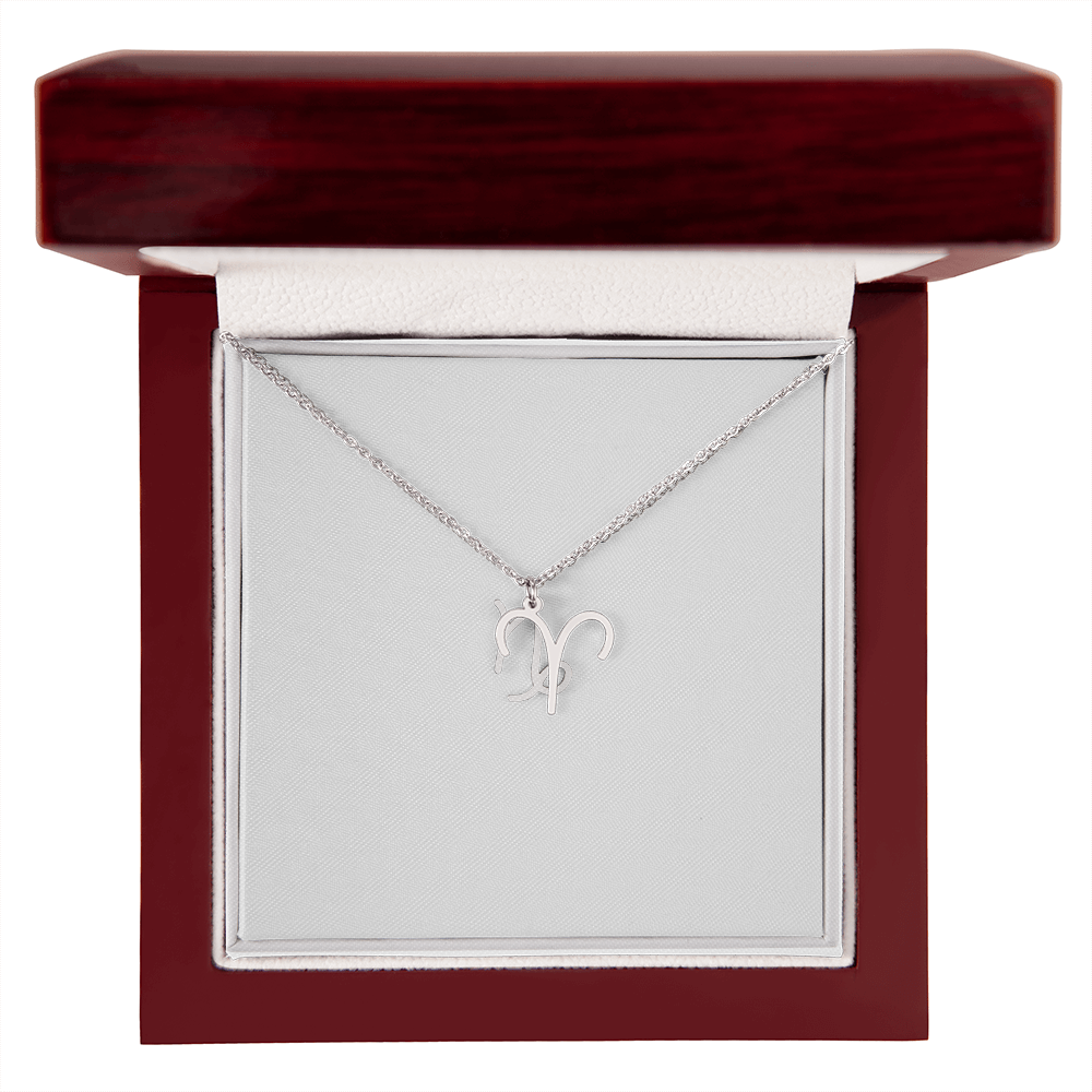 Personalized Zodiac Sign Necklace – Star Sign Jewelry for Birthday or Anniversary