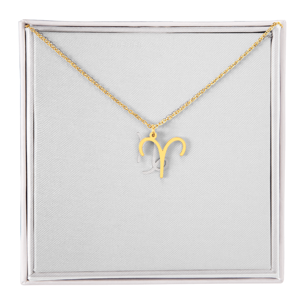 Personalized Zodiac Sign Necklace – Star Sign Jewelry for Birthday or Anniversary