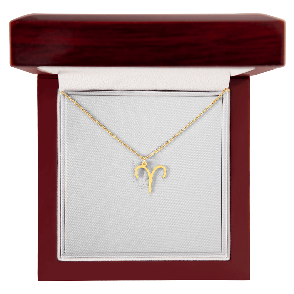 Personalized Zodiac Sign Necklace – Star Sign Jewelry for Birthday or Anniversary