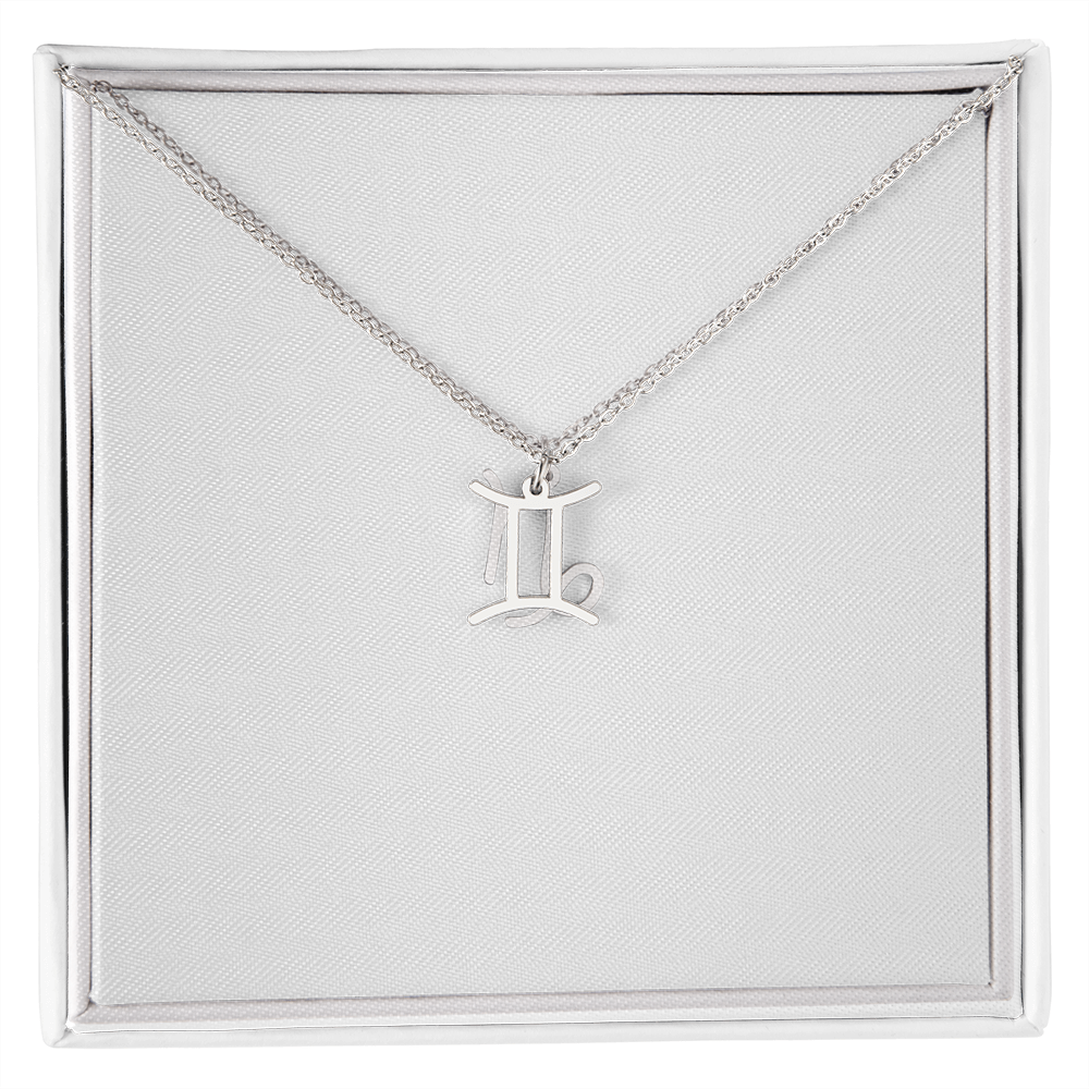 Personalized Zodiac Sign Necklace – Star Sign Jewelry for Birthday or Anniversary