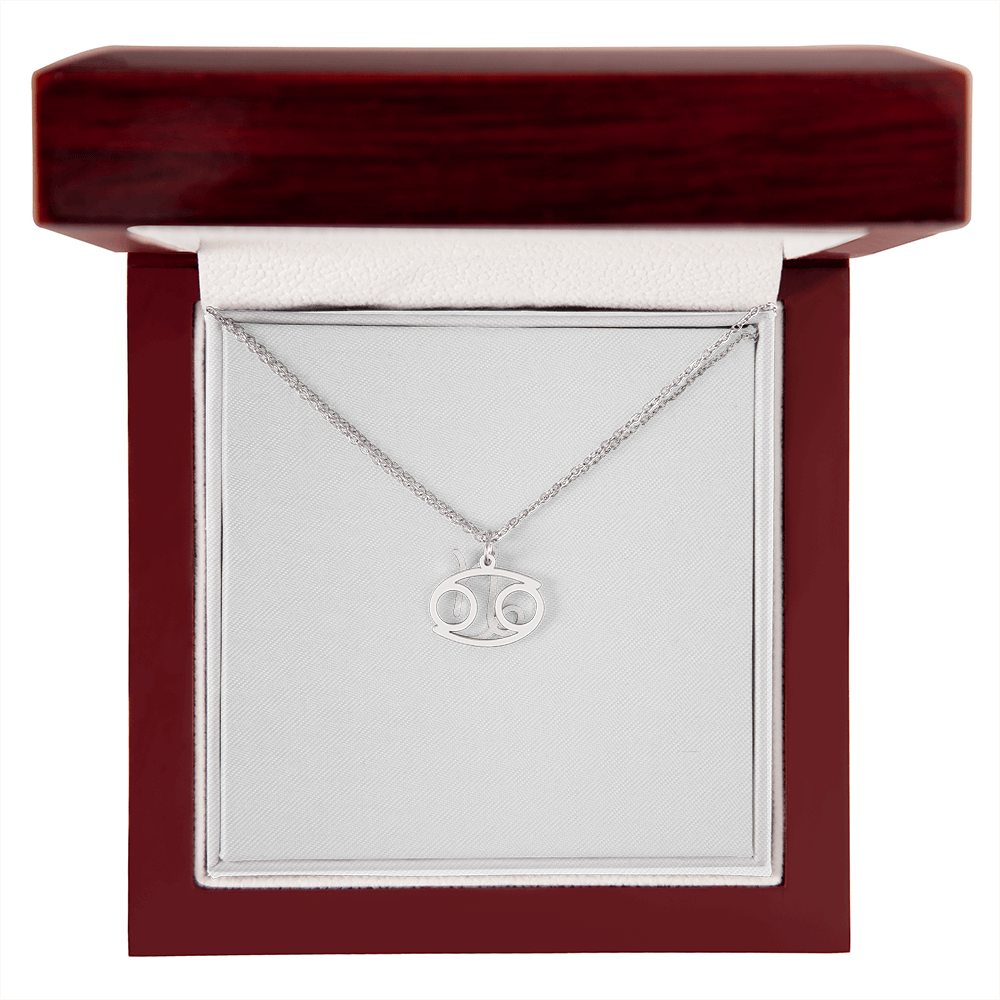 Personalized Zodiac Sign Necklace – Star Sign Jewelry for Birthday or Anniversary