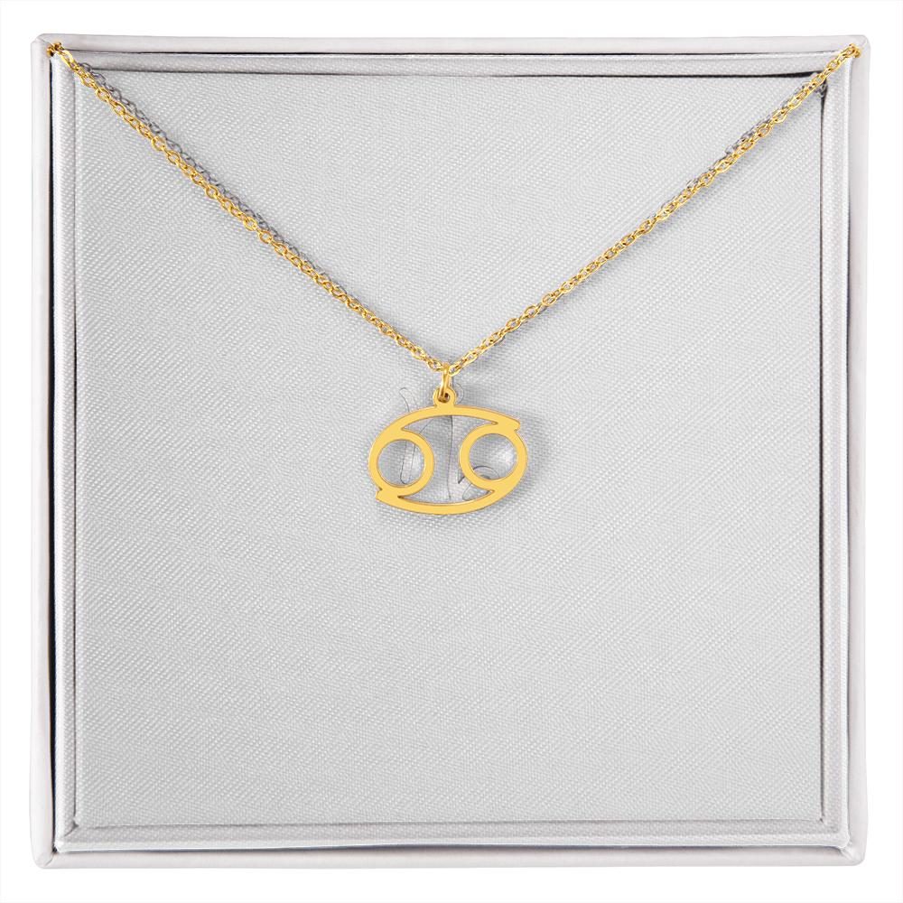 Personalized Zodiac Sign Necklace – Star Sign Jewelry for Birthday or Anniversary