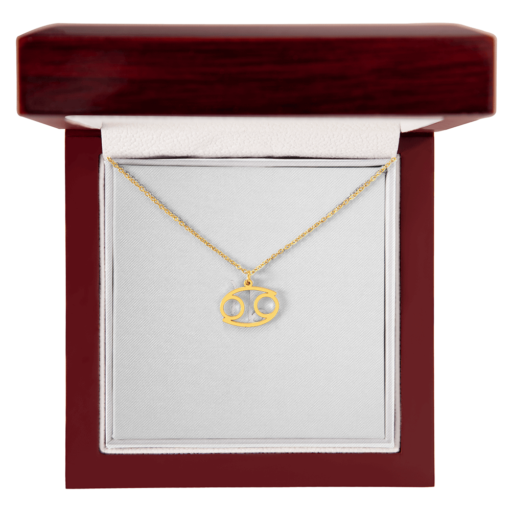 Personalized Zodiac Sign Necklace – Star Sign Jewelry for Birthday or Anniversary
