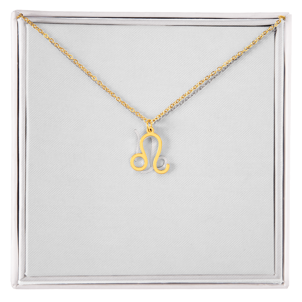 Personalized Zodiac Sign Necklace – Star Sign Jewelry for Birthday or Anniversary