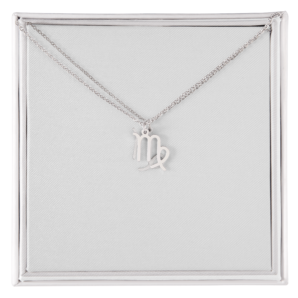 Personalized Zodiac Sign Necklace – Star Sign Jewelry for Birthday or Anniversary