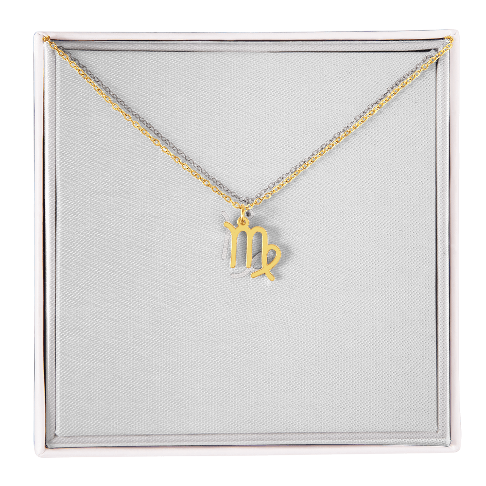 Personalized Zodiac Sign Necklace – Star Sign Jewelry for Birthday or Anniversary