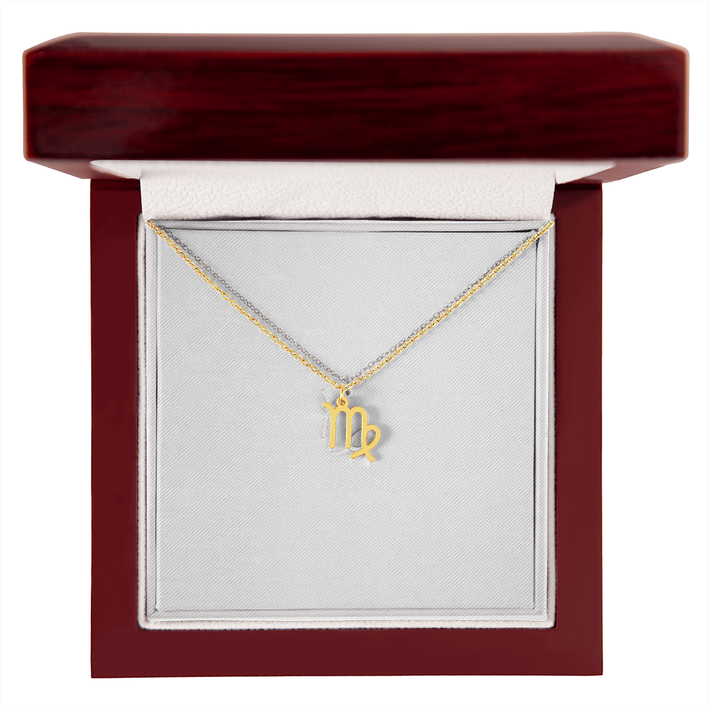 Personalized Zodiac Sign Necklace – Star Sign Jewelry for Birthday or Anniversary