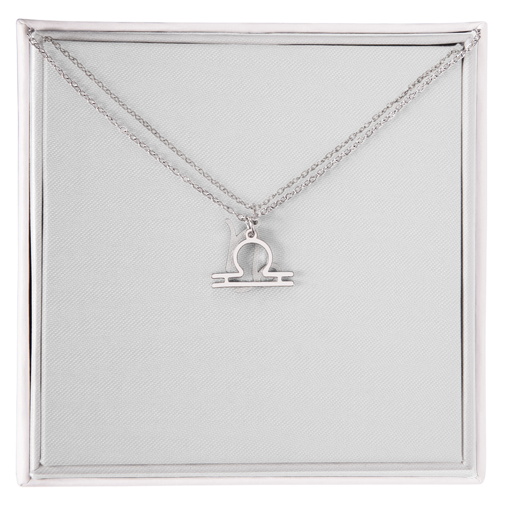Personalized Zodiac Sign Necklace – Star Sign Jewelry for Birthday or Anniversary