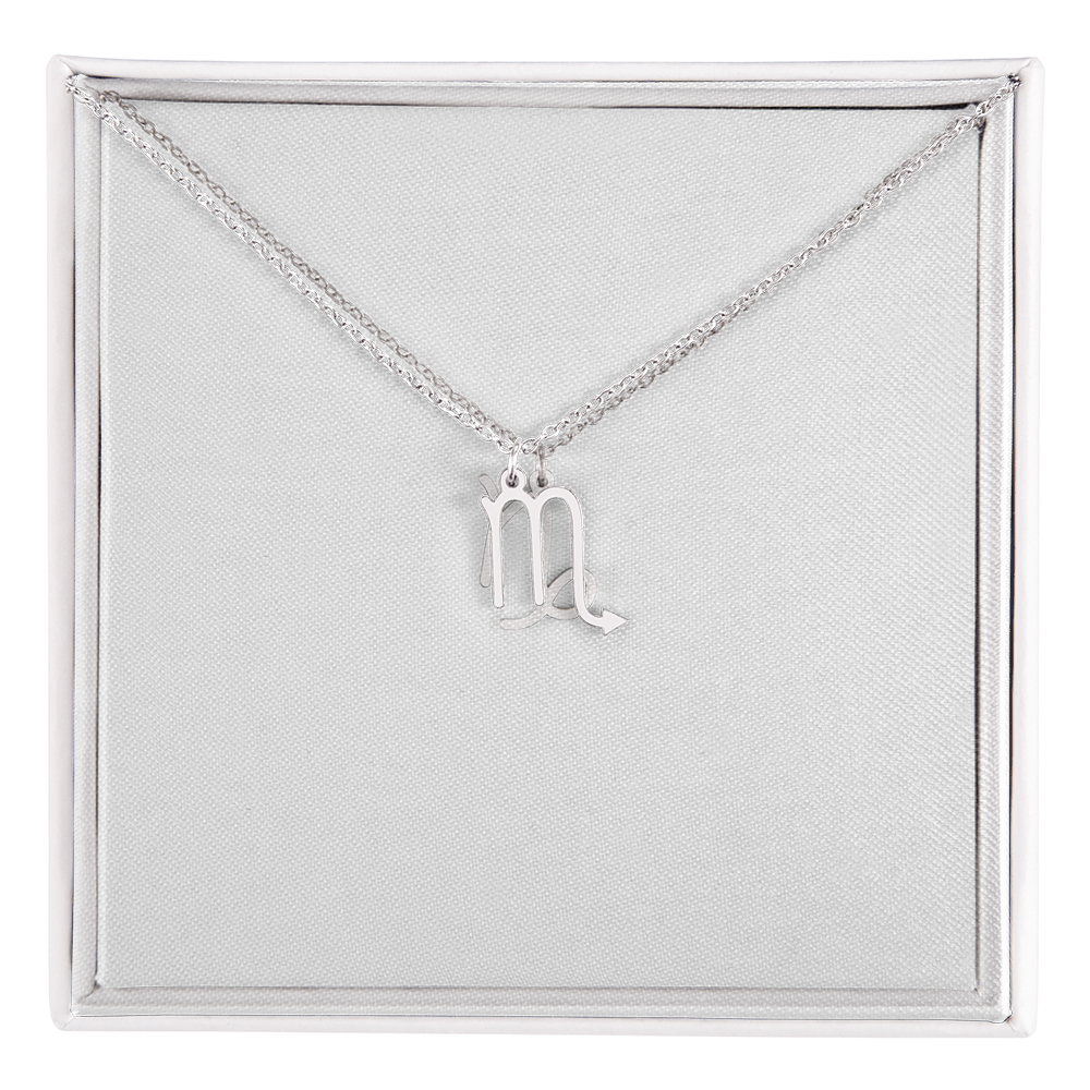Personalized Zodiac Sign Necklace – Star Sign Jewelry for Birthday or Anniversary