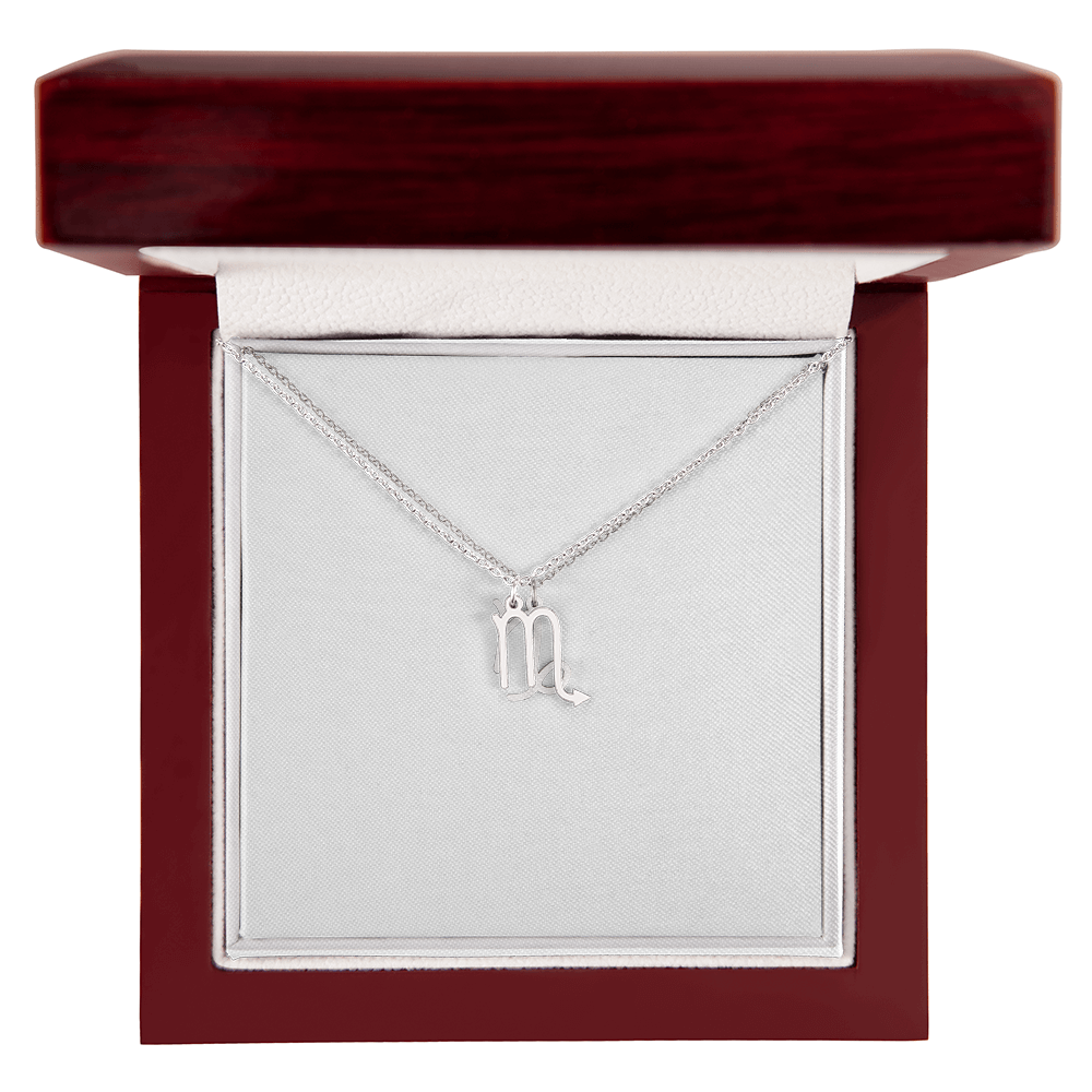 Personalized Zodiac Sign Necklace – Star Sign Jewelry for Birthday or Anniversary