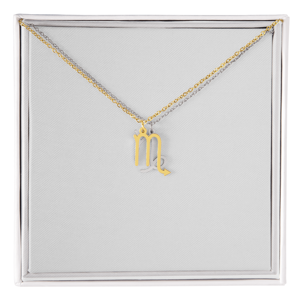 Personalized Zodiac Sign Necklace – Star Sign Jewelry for Birthday or Anniversary