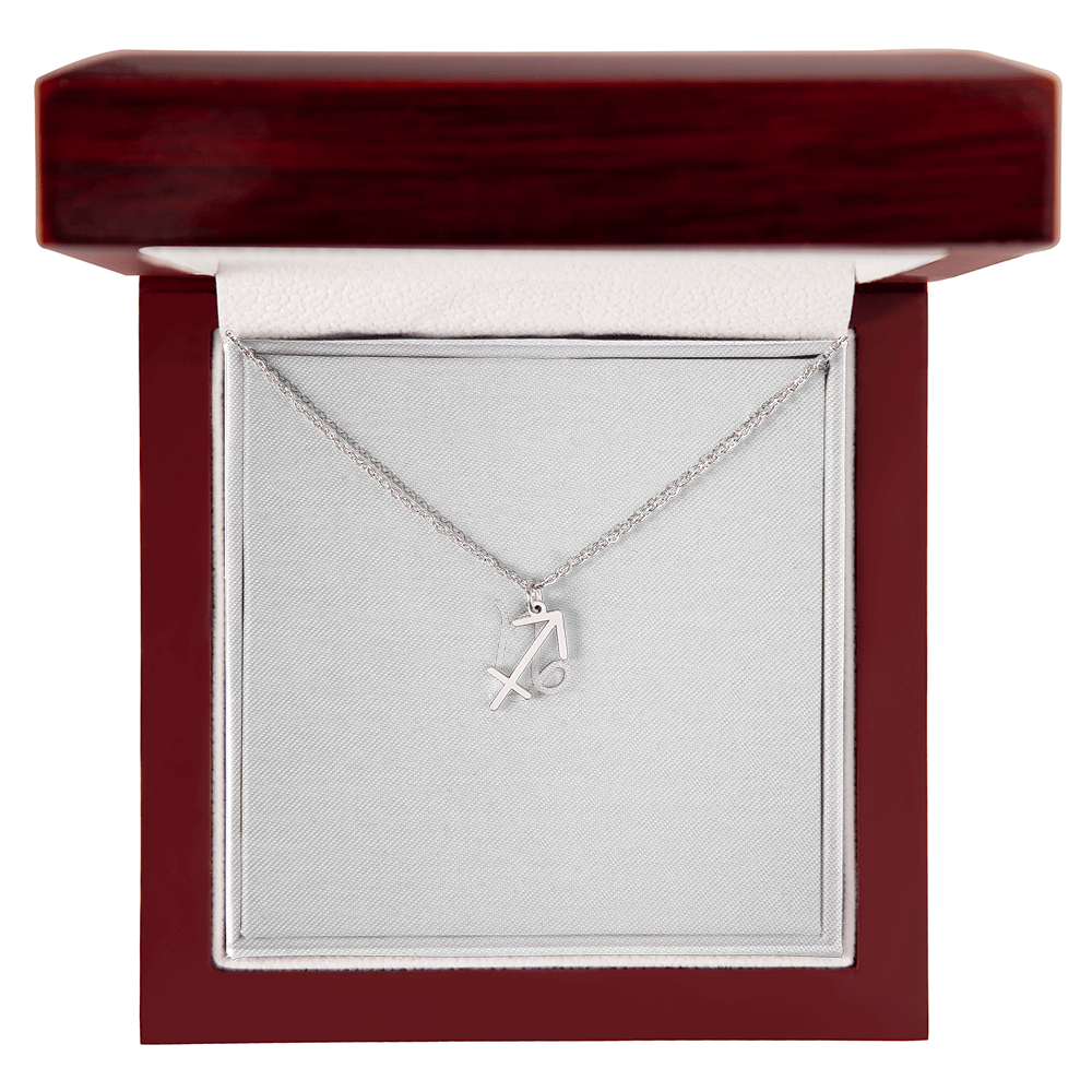 Personalized Zodiac Sign Necklace – Star Sign Jewelry for Birthday or Anniversary