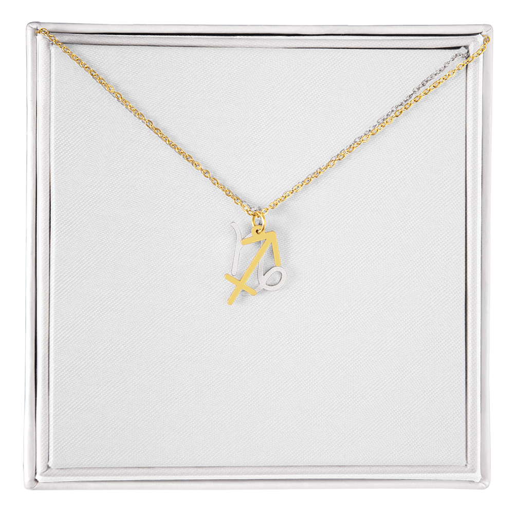 Personalized Zodiac Sign Necklace – Star Sign Jewelry for Birthday or Anniversary