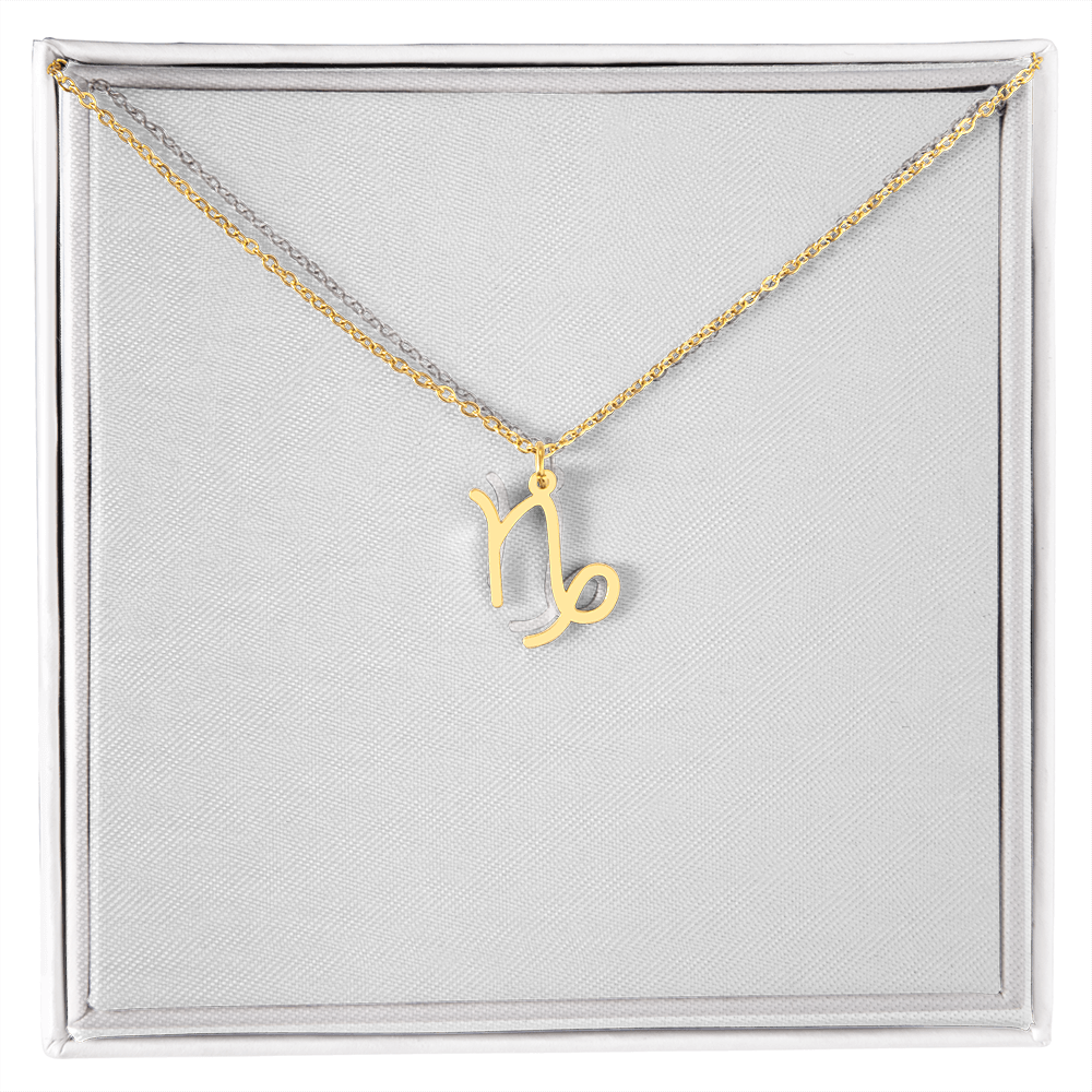 Personalized Zodiac Sign Necklace – Star Sign Jewelry for Birthday or Anniversary