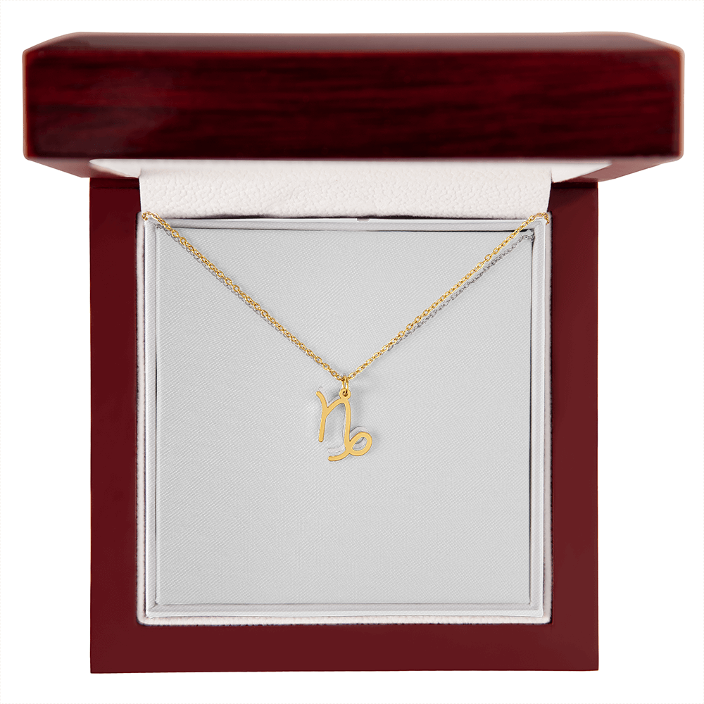 Personalized Zodiac Sign Necklace – Star Sign Jewelry for Birthday or Anniversary