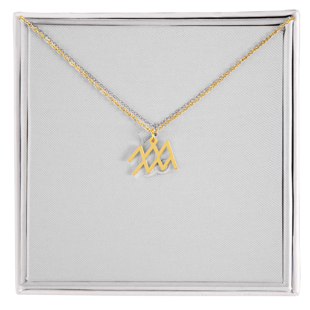 Personalized Zodiac Sign Necklace – Star Sign Jewelry for Birthday or Anniversary