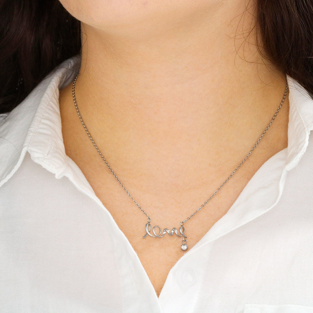 Infinite Scripted Love Jewelry Gift