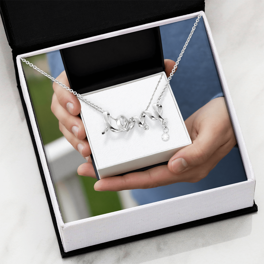 Infinite Scripted Love Jewelry Gift