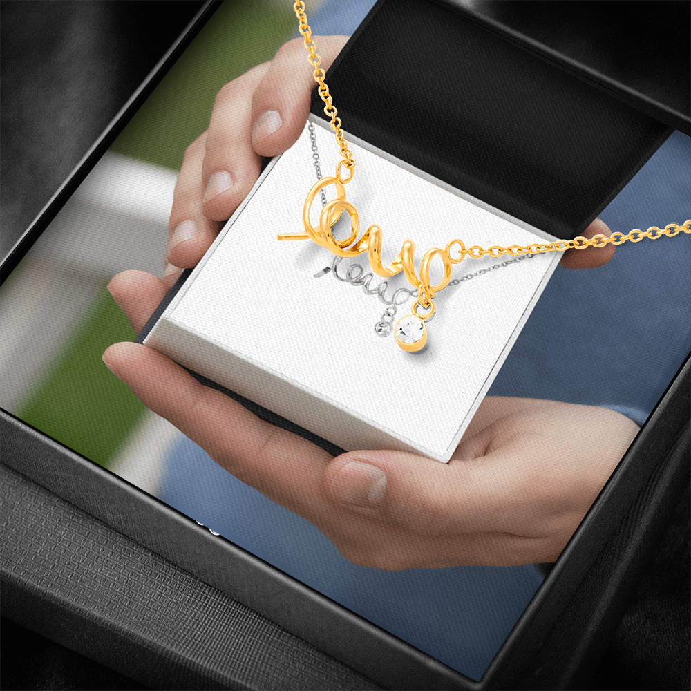 Infinite Scripted Love Jewelry Gift