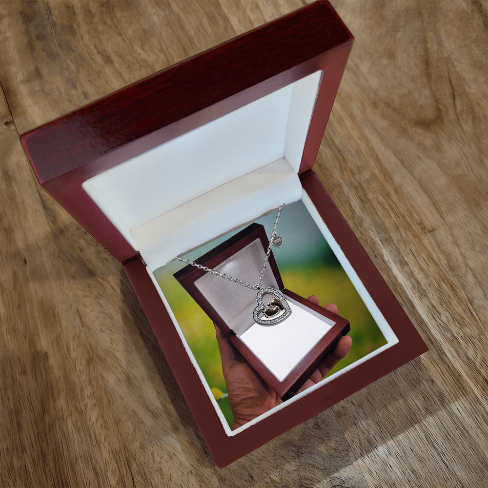 Baby Feet Heart Necklace – Perfect Gift for New Moms